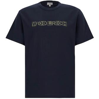Woolrich Cfwote0090 intarasia tee 3989 MELTON BLUE
